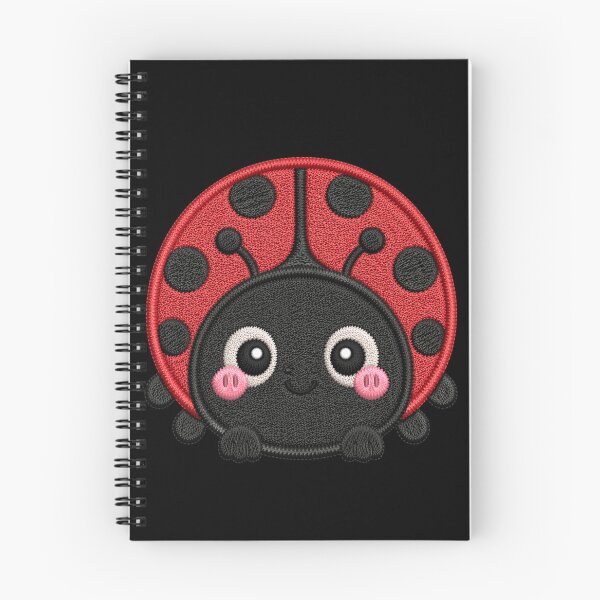 Item preview, Super Cute Kawaii Ladybug Embroidery Patch Style | Chibi Pastel Red Ladybug Aesthetic | Cute Insect Design designed and sold by ColorSplash123.
