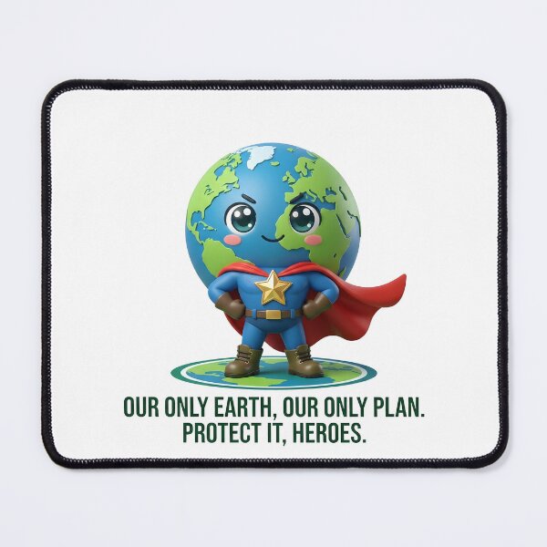 Item preview, Be a Hero for Our Only Earth designed and sold by Nuvoro Eco Awareness.