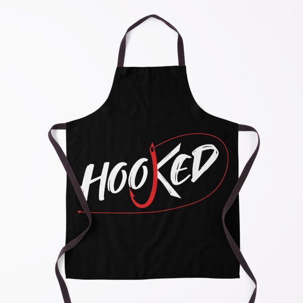 Item preview, Hooked Statement Tee – Clean Text Design with Red Hook designed and sold by mozou.