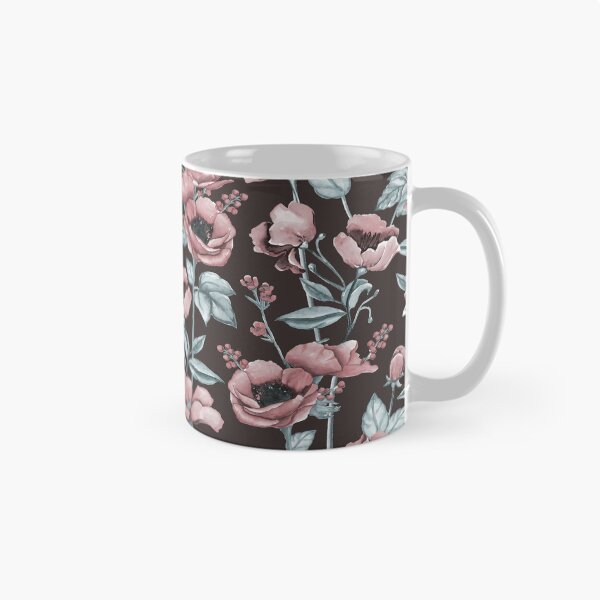 Item preview, Vintage Dark Moody Rose Floral Seamless Pattern designed and sold by cirgitstudio.