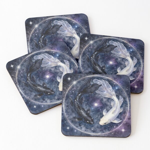 Item preview, Classic Cosmic Koi Fish Yin Yang designed and sold by Shelley Loewnau-Jones Studio.
