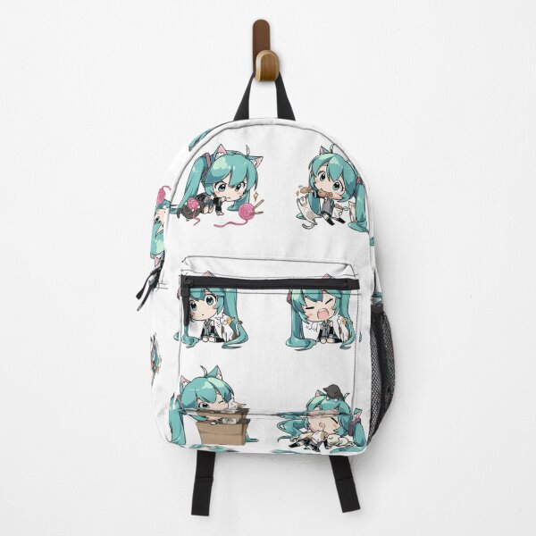 Item preview, Cute Chibi Anime Girl with Cats – Kawaii Sticker Set | Adorable Twin Tail Character designed and sold by Dyan4.