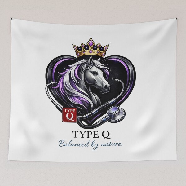 Item preview, Horse Blood Type Q = Elegant Veterinary Crown desing designed and sold by Indefix.