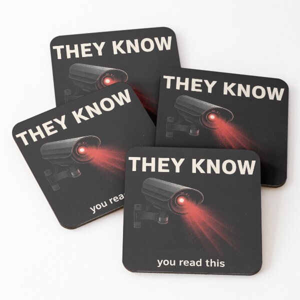 Item preview, They Know - You Read This! designed and sold by apex.vibe.