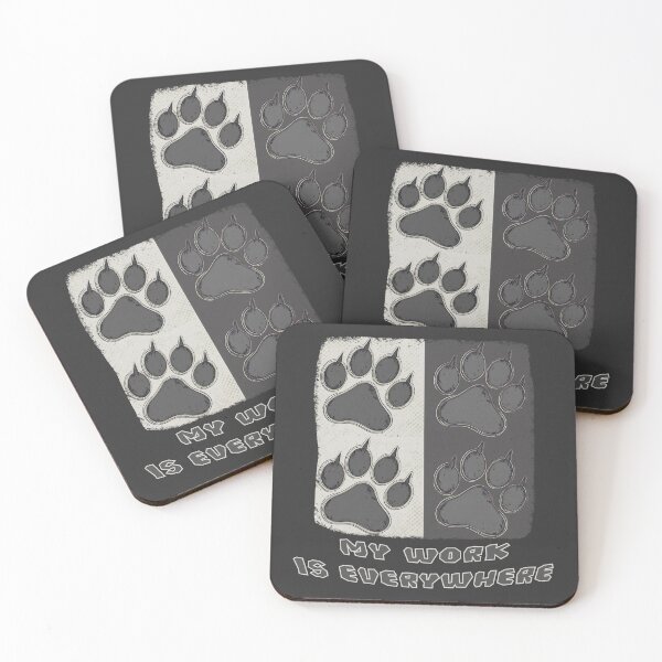 Item preview, My Work Is Everywhere – Wolf Tracks Aesthetic designed and sold by TestudoDesign.