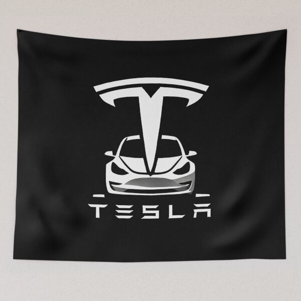 Item preview, tesla logo art designed and sold by TEEJAMBOREE.