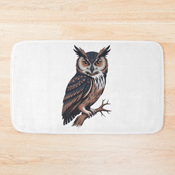 Item preview, Ornate Owl Illustration with Intricate Feather Patterns designed and sold by Zanigold.