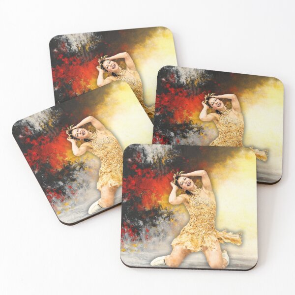 Item preview, Figure Skating Passion – Emotional Ice Skater Artwork - Alysa Liu  designed and sold by origin-arthouse.