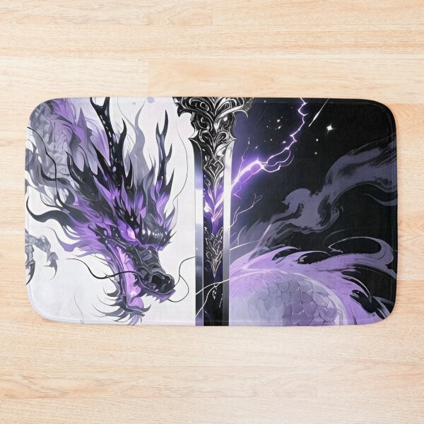 Item preview, Dark Dragon Sword Fantasy – Yin Yang Energy Blade | Epic Anime Style Artwork designed and sold by Dyan4.