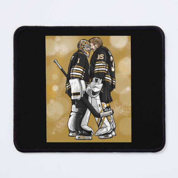 Item preview, Jeremy Swayman And Linus Ullmark Boston Bruins. Game 7 1St Round 2024 Playoffs. designed and sold by O-bubble ..