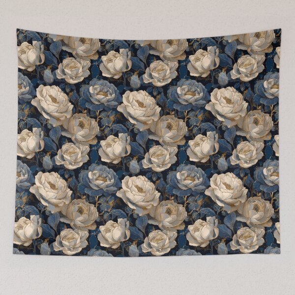 Item preview, Minimalistic Rose Floral  - Flower Bouquet Pattern  - Birthday Gifts For Dad designed and sold by RoyalStarsPatts.