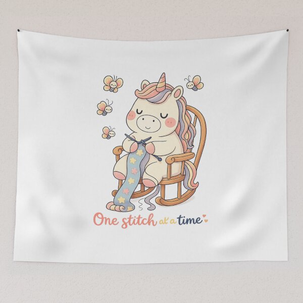 Item preview, One Stitch at a Time Unicorn Sewing Design designed and sold by SoftSproutstu.