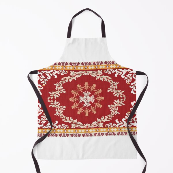 Item preview, Red Persian Floral Rug Pattern vintage floral background designed and sold by ChaReePat.