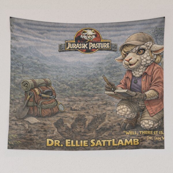 Item preview, Dr. Ellie SattLamb - Jurassic Pasture Field Researcher designed and sold by Thpoar.