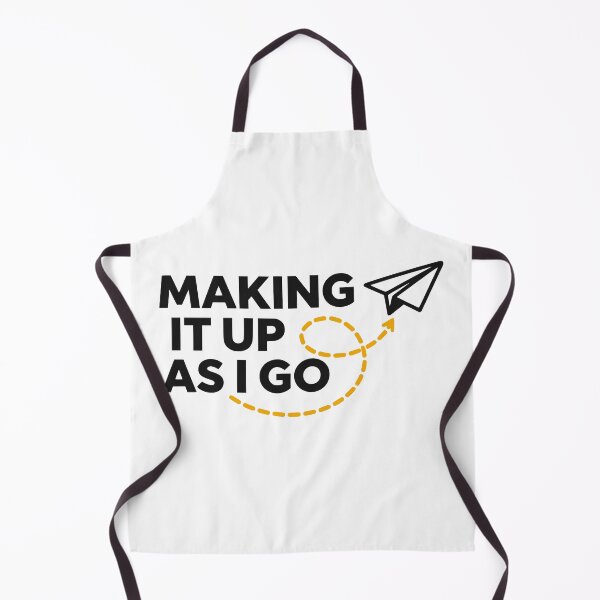 Item preview, Minimalist Making It Up Paper Airplane Quote designed and sold by FunFitLife Studio.
