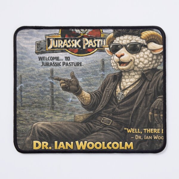 Item preview, Dr. Ian Woolcolm - Jurassic Pasture Chaos Consultant designed and sold by Thpoar.