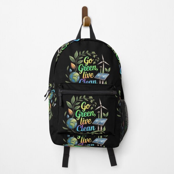 Item preview, Go Green, Live Clean designed and sold by mirciashop.