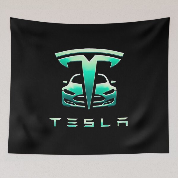 Item preview, tesla logo art designed and sold by TEEJAMBOREE.