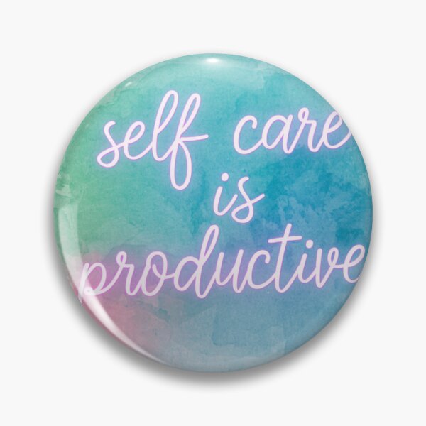 Item preview, Self Care is Productive Watercolor Script designed and sold by RizziesDesign.