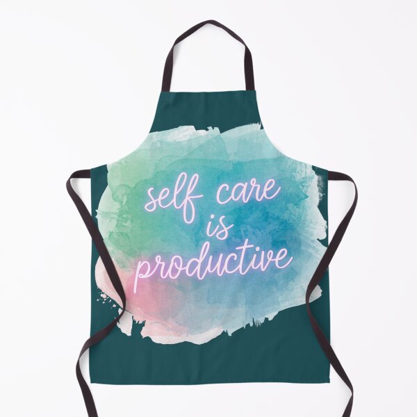 Item preview, Self Care is Productive Watercolor Script designed and sold by RizziesDesign.