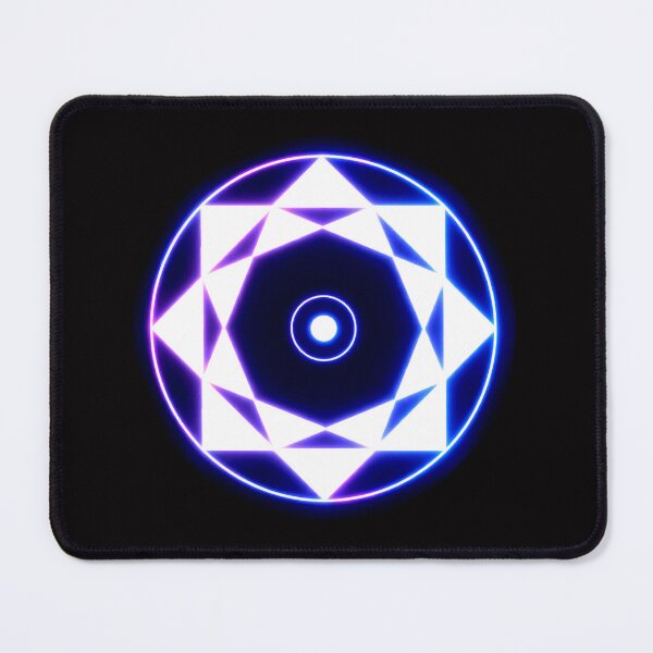 Item preview, Crop circle neon blue and purple designed and sold by MessageToEarth.