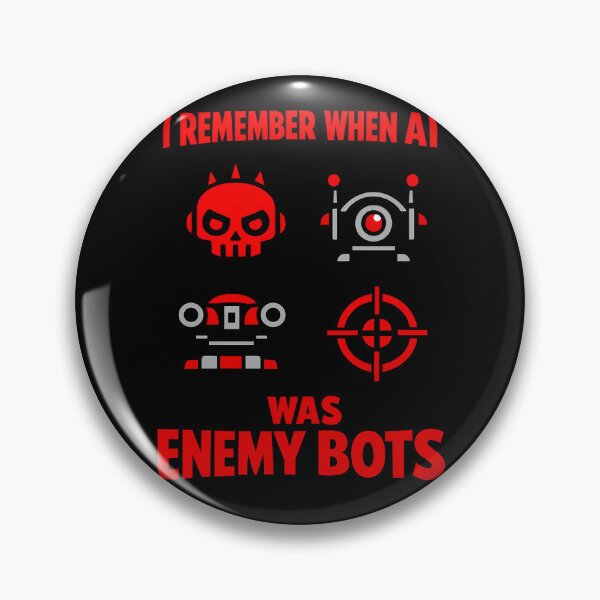 Artikelvorschau, Ich erinnere mich, als KI noch feindliche Bots waren – Lustiges Gaming-Nostalgie-Design entworfen und verkauft von TeeTimeTreasure.