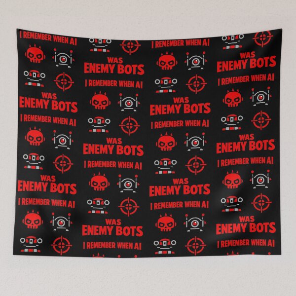 Item preview, I Remember When AI Was Enemy Bots Funny Gaming Nostalgia Design designed and sold by TeeTimeTreasure.