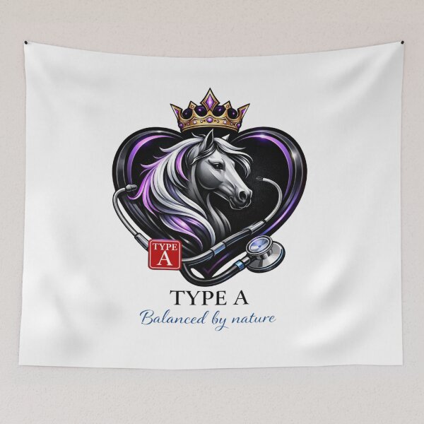 Item preview, Horse Blood Type A = Elegant Veterinary Crown Desing designed and sold by Indefix.