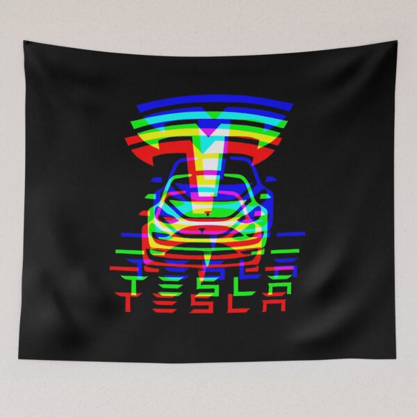 Item preview, tesla logo art designed and sold by TEEJAMBOREE.