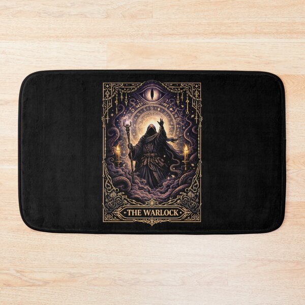 Item preview, The Warlock Tarot Card Fantasy Tabletop RPG Art designed and sold by Fenay Designs.