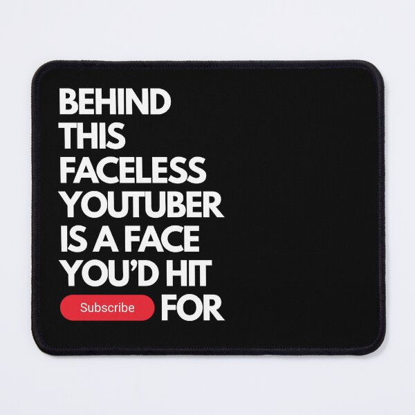 Item preview, The Faceless YouTuber's Face designed and sold by Keep It DRY Studio.