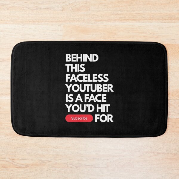 Item preview, The Faceless YouTuber's Face designed and sold by Keep It DRY Studio.
