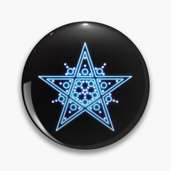 Item preview, Crop circle neon blue designed and sold by MessageToEarth.