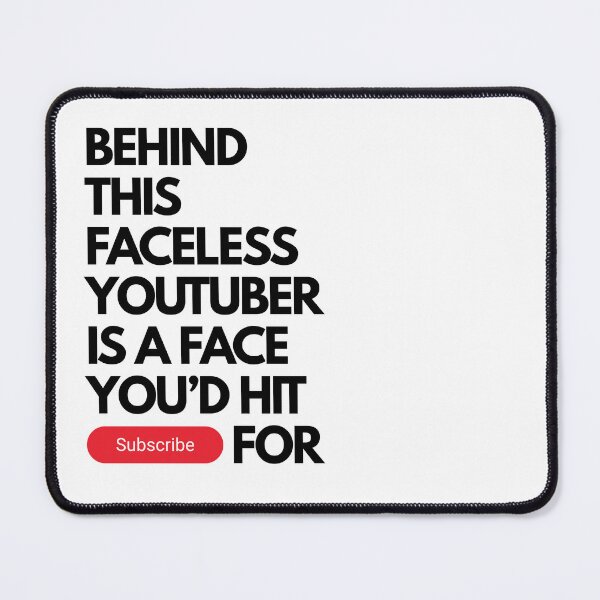 Item preview, The Faceless YouTuber's Face designed and sold by Keep It DRY Studio.