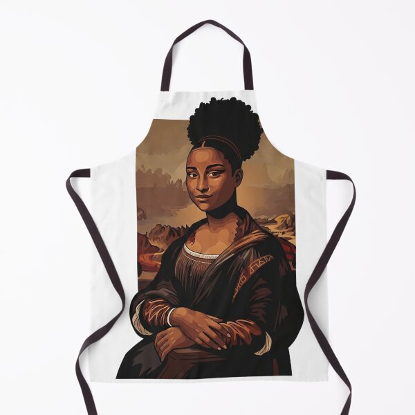 Item preview, Afro Mona Lisa – Modern African Queen Art Illustration designed and sold by Pollock.