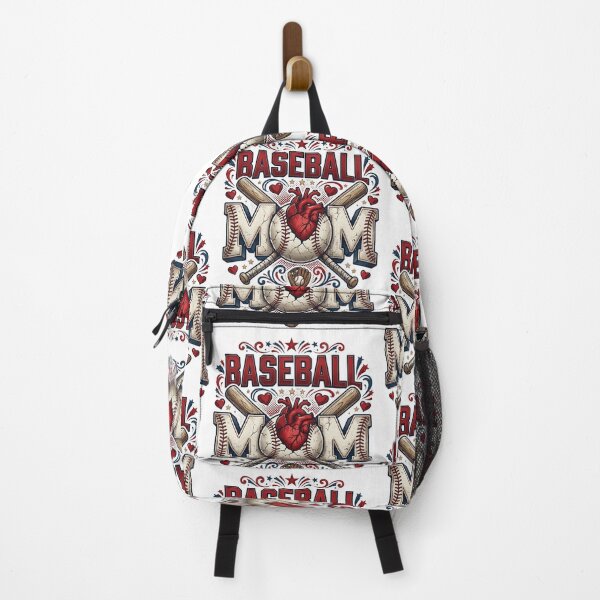 Item preview, Baseball Mom Heart Vintage Aesthetic - Gameday Sports Apparel designed and sold by MyStore2025.