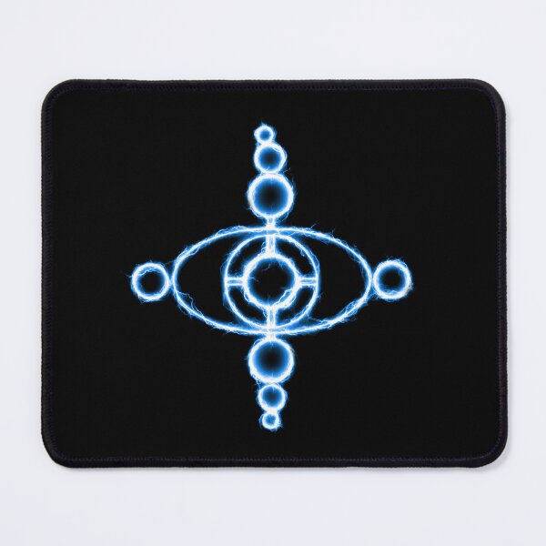 Item preview, Crop circle neon blue designed and sold by MessageToEarth.