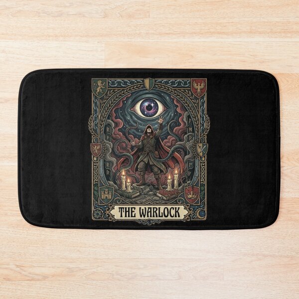 Item preview, The Warlock Eldritch Tarot Card Fantasy RPG Art designed and sold by Fenay Designs.