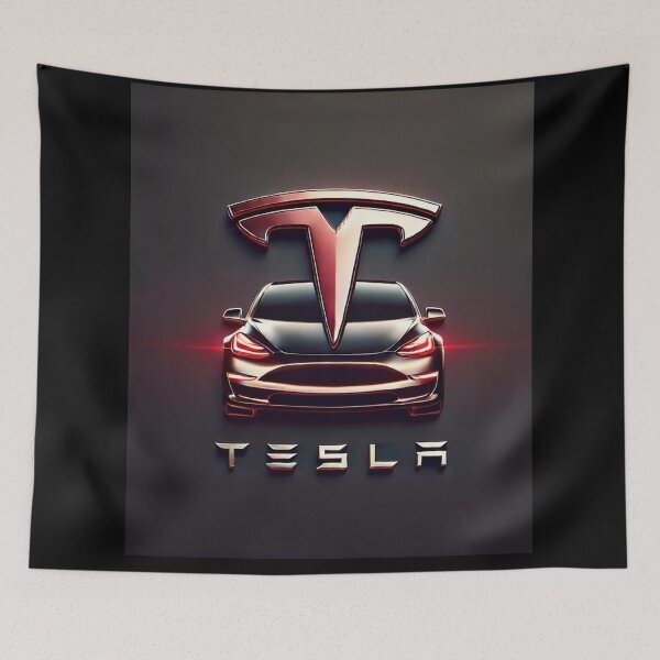 Item preview, tesla logo art designed and sold by TEEJAMBOREE.
