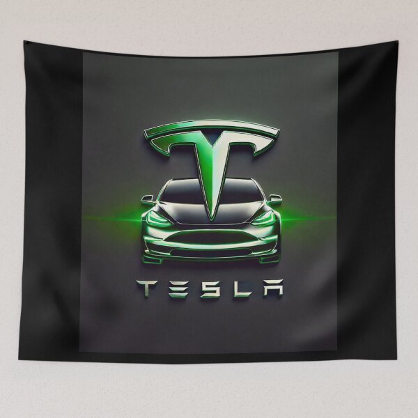 Item preview, tesla logo art designed and sold by TEEJAMBOREE.