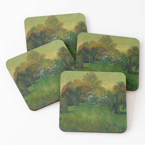 Item preview, The Poets Garden by Vincent van Gogh: Lush Post Impressionist Landscape Poster designed and sold by artofuniverse.