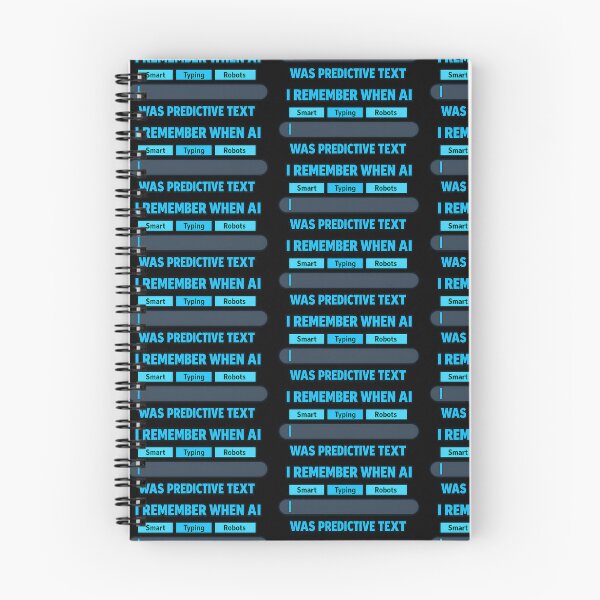Item preview, I Remember When AI Was Predictive Text Funny Tech Humor Design designed and sold by TeeTimeTreasure.