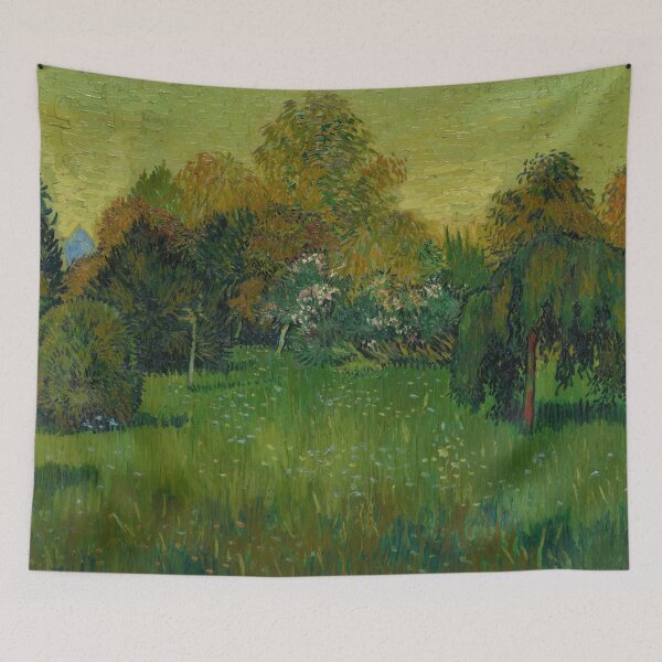 Item preview, The Poets Garden by Vincent van Gogh: Lush Post Impressionist Landscape Poster designed and sold by artofuniverse.
