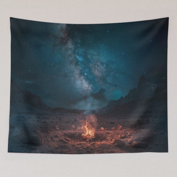 Item preview, Campfire Under Starry Sky designed and sold by QuantumDrift.