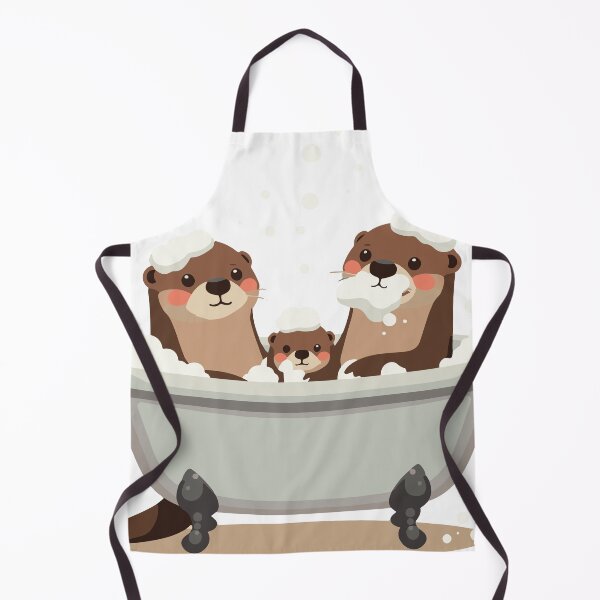 Item preview, Otterly Clean - Cute Otter Family Bath Time designed and sold by Heidelberg89.
