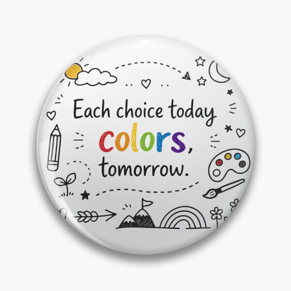 Item preview, COLORS OF TOMORROW DOODLE QUOTE designed and sold by PAS.