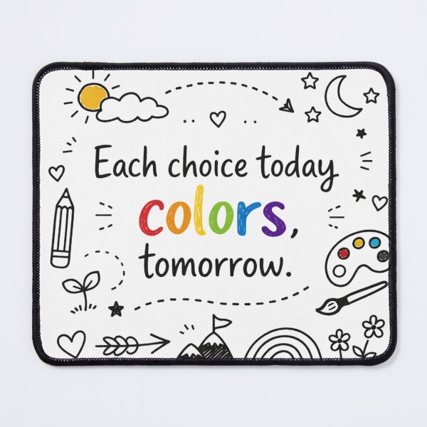 Item preview, COLORS OF TOMORROW DOODLE QUOTE designed and sold by PAS.