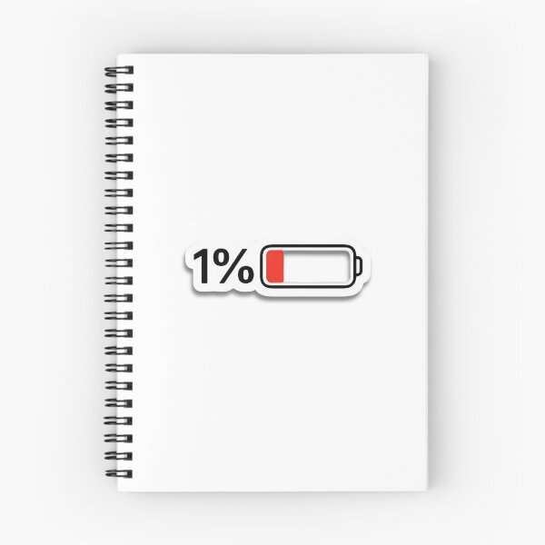 Item preview, 1% Battery Remaining Funny Meme Sticker | Low Battery iPhone Style Aesthetic | Social Battery Dead Humor designed and sold by UmarSBazaaR.