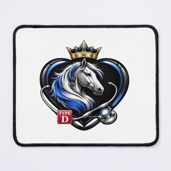 Item preview, Horse Blood Type D = Elegant Veterinary Crown Desing designed and sold by Indefix.