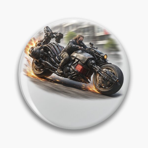 Item preview, The High Speed Futuristic Biker Warrior designed and sold by Farheen786.